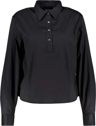 Emily van den Bergh Overhemden, Dames, Zwart, XS, Blouses