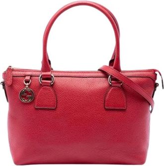Gucci Satchel Vintage Pre-owned - - Pre-owned - Donna - Rosso - ONE SIZE