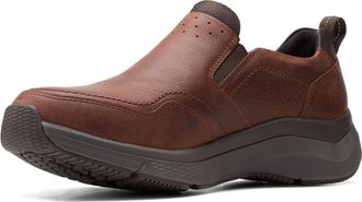 Clarks Wave 2.0 Edge Brown Oily Tumbled Leather 10.5 EE - Wide