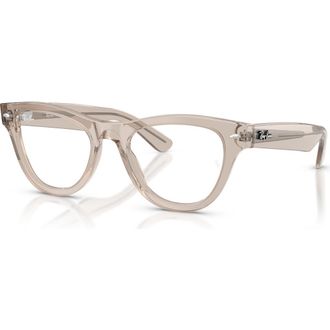 Ray-Ban 50mm Cat Eye optical glasses in Brown at Nordstrom