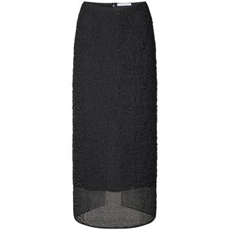 Cecilie Bahnsen Uka Matelass&eacute; Midi Skirt