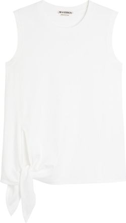 J.W.Anderson Knotted Cotton Tank top - White - S (UK8-10 / S)