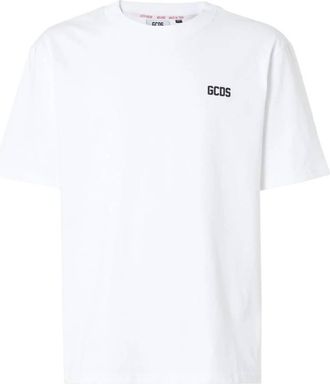 GCDS Low Band Logo Cotton T-Shirt, Size X-Large
