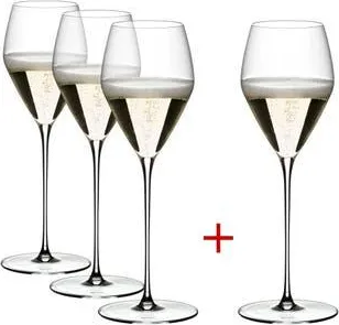 Riedel Veloce Champagne Wine Glass, Set of 4 in Clear at Nordstrom