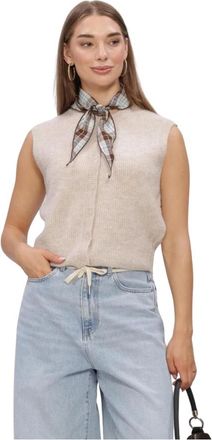Selected Dames, Truien, Beige, Maat: XL