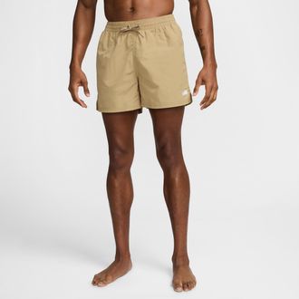 Nike Mens Swim Breaker 5 Fully Lined Volley Shorts in Brown | NESSF510-241