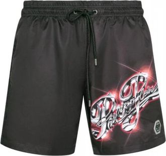 Philipp Plein Mmx 0138 Zwemboxer - Heren - Strandmode - Zwart - XL - Polyester - Badmode