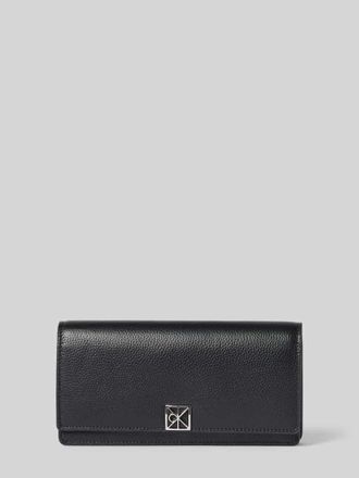 Calvin Klein Portemonnaie in Leder-Optik Modell PEBBLE in Black, Gr&ouml;&szlig;e 1