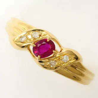 C&A Yellow Gold Yellow Gold (18K) Band Ring (Pre-Owned)
