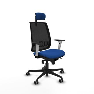 Piqueras y Crespo Silla De Oficina Piqueras Y Crespo Alares Blanco Espuma Alta Densidad