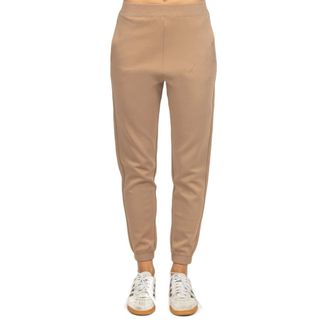 Max Mara Dames, Broeken, Bruin, Maat: S Jersey