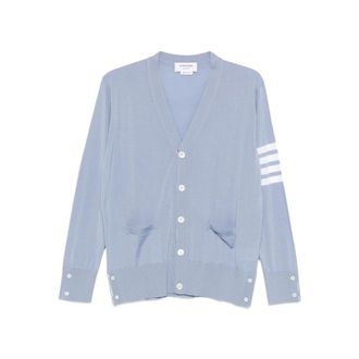 Thom Browne V-neck Fine-knit Cardigan