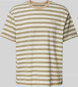 Levi's T-Shirt mit Label-Stitching in Oliv, Größe XL