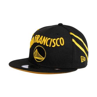 New Era Snapback NBA Cap - Zwart Geborduurd - Heren - Petten - Zwart - ONE Size - Polyester - Accessoires