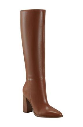 Marc Fisher Lannie Knee High Boot in Medium Natural at Nordstrom Rack, Size 8.5 Regular Calf