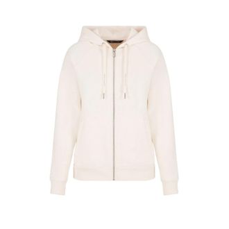 A|X Armani Exchange 6Dym 57 Rits-sweatshirt - Dames - Vesten met rits - Wit - L - Katoen - Hoodies & sweatvesten