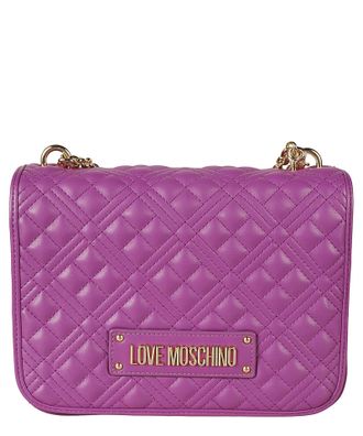 Love Moschino JC4000PP1I, Shoulder Bag Woman, Purple, purple, 26X19X7