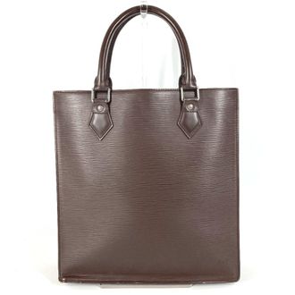 Louis Vuitton Epi Brown Moka Epi Leather Handbag Tote Bag (Pre-Owned)