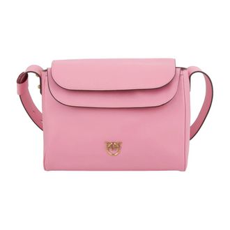 Pinko Rosa Schoudertas - Dames - Schoudertassen - Roze - ONE Size - Leer - Tassen