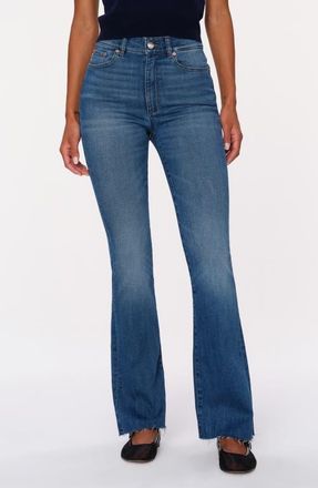 DL1961 Bridget Instasculpt Raw Hem High Waist Bootcut Jeans in Palm Springs Dl Airbrushed at Nordstrom, Size 31