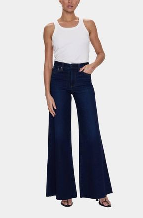 Pistola Denim Izzy Mid Rise Wide Leg Jeans In Tristesse