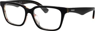 Burberry Be 2425D Rechthoekig Montuur - unisex - Brillen - Zwart - 54 MM - Accessoires