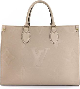 Louis Vuitton Tourterelle Monogram Empreinte Handbag Tote Bag (Pre-Owned)