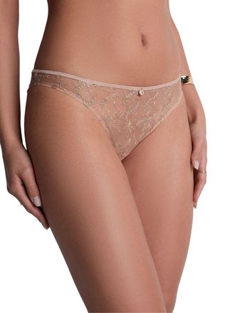 Aubade Womens Sound of Heart Italian Brief - Beige Polyamide - Size Medium