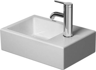 Duravit Duravit - Lavabo Vero Air 38x25 Cm, Sin Rebosadero, Con Banco Con
