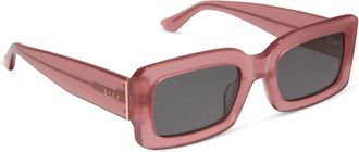 DIFF Eyewear Womens Indy Sunglasses In Guava + Grey