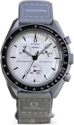 Omega x Swatch Bioceramic Moonswatch 42mm watch - Wit
