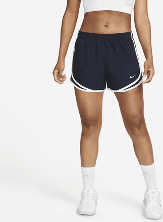 Nike Womens Tempo Brief-Lined Running Shorts in Blue | 831558-475