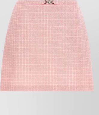 Versace medusa 95 wool fitted skirt