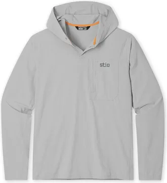 Stio | Mens Vescent Hoodie, Size Small in Alloy Grey