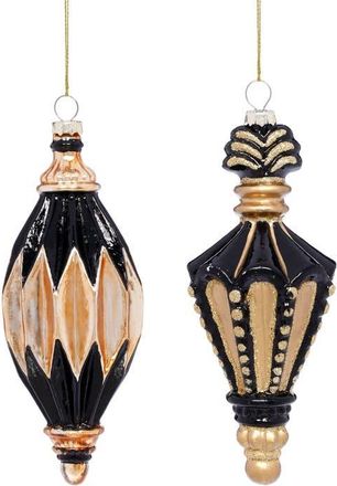 Mark Roberts Baroque Finial Ornament, Set of 6 in Black at Nordstrom