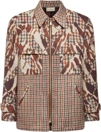 Pierre-Louis Mascia Cakesc 12 Jacket Wool - Dames - Zomerjassen - Bruin - S - Wol - Jassen