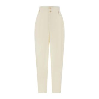 Alberta Ferretti Tapered Broeken - Dames - Broeken - Beige - Maat: L