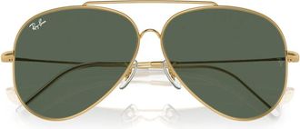 Ray-Ban Reverse Zonnebril - unisex - Zonnebrillen - Geel - 59 MM - Accessoires