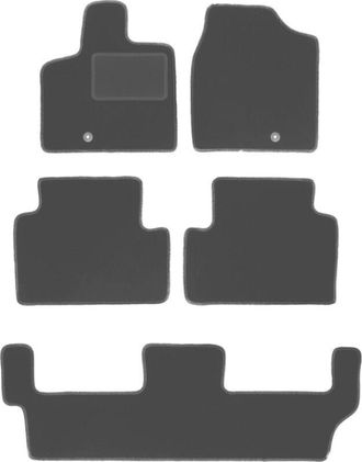 OEM Alfombrillas De Grafito Para Lancia Voyager 7 Plazas (2011-2016)