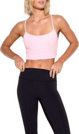 Spiritual Gangster Exhale Crop Camisole in Pink Quartz at Nordstrom, Size X-Small