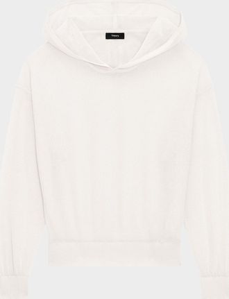 Theory Sheer Blouson Hoodie