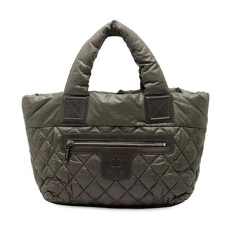 Chanel Bolso Tote Acolchado Pre-owned - Pre-owned - Mujer - Verde - ONE SIZE
