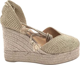 Castaner Schoenen, Dames, Geel, 40 EU, Leer, Espadrille Cora