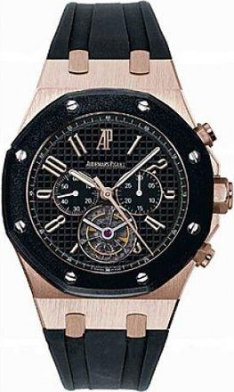 Audemars Piguet Royal Oak Offshore Tourbillon Chronograph 18 kt Rose Gold Mens Watch 26257OK.OO.D002CA.01
