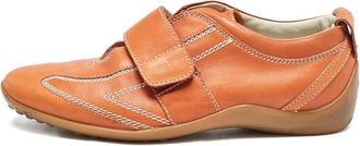 Tod's Sneakers in pelle con strappo - Arancione