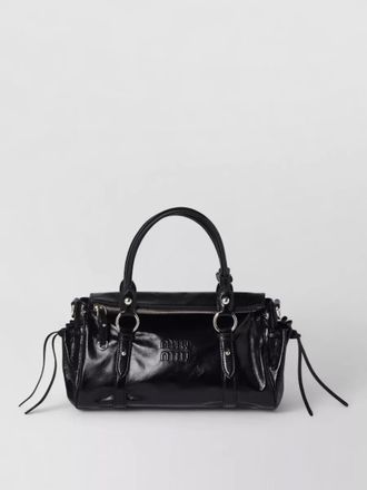 Miu Miu leather shoulder bag top handles strap