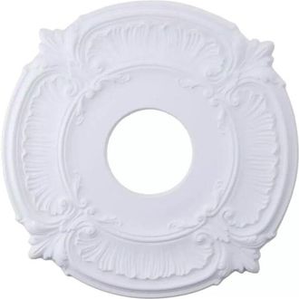 OEM Medall&oacute;n De Ventilador De Techo Redondo Decorativo De Pu De Estilo Europeo Para Decoraci&oacute;n Elegante Del Hogar, Lavadero, Accesorios Decorativos Con An