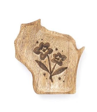 Matr Boomie Wisconsin State Violet Trinket Dish in Natural at Nordstrom