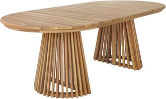 Moloo Mesa de comedor de 200 cm marr&oacute;n