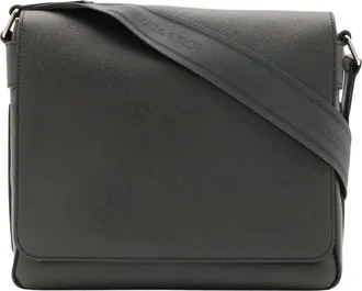 Louis Vuitton Ardoise Black Galle Taiga Leather Handbag Shoulder Bag (Pre-Owned)
